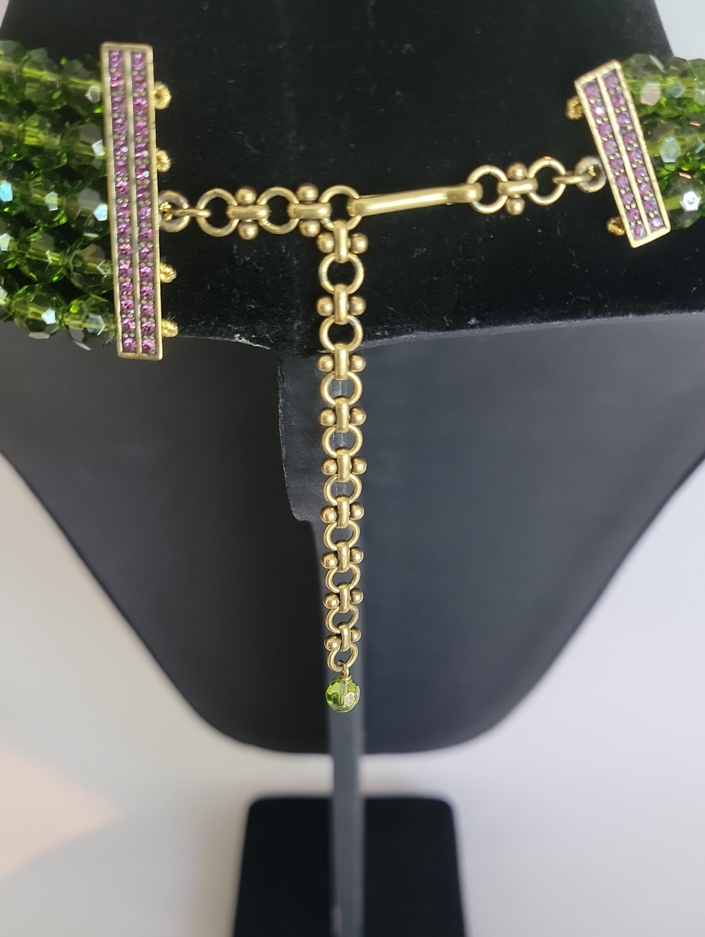 HEIDI DAUS "FOR THE BIRDS" BIRD-DESIGN SWAROVSKI CRYSTAL MULTISTRAND NECKLACE - Picture 5 of 10
